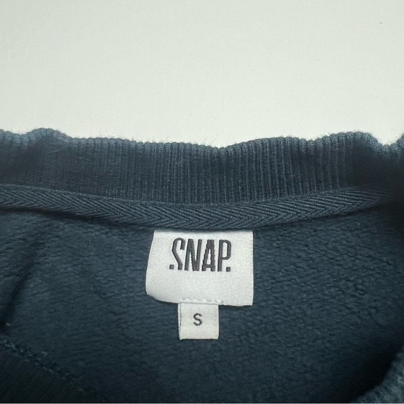 SNAP Climbing x Craven Sweater In Navy Relaxed Fit Organic Cotton Size: Small - Picture 3 of 11